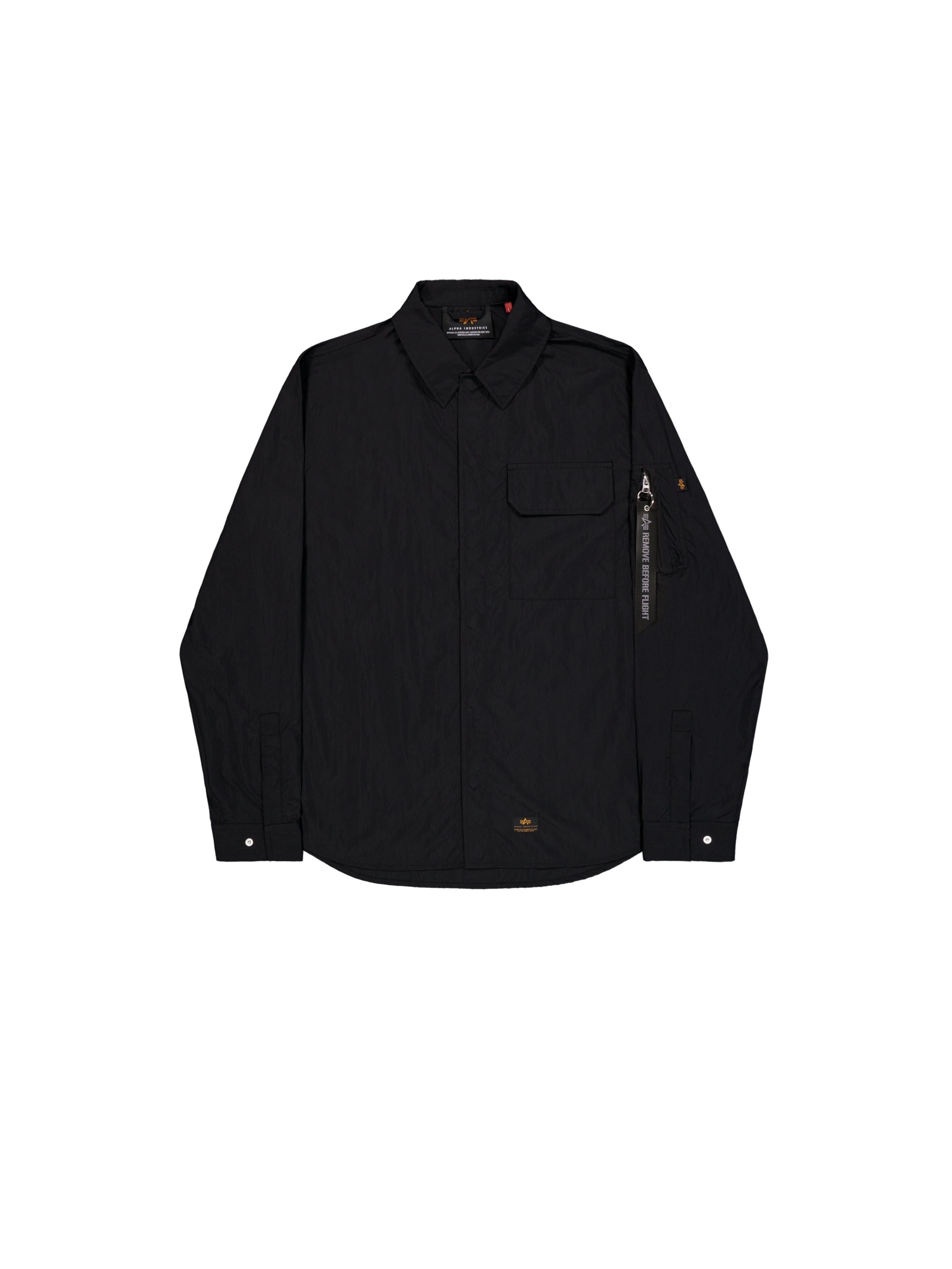 ALPHA INDUSTRIES Between-Season Jacket 'Combat' in Black: front