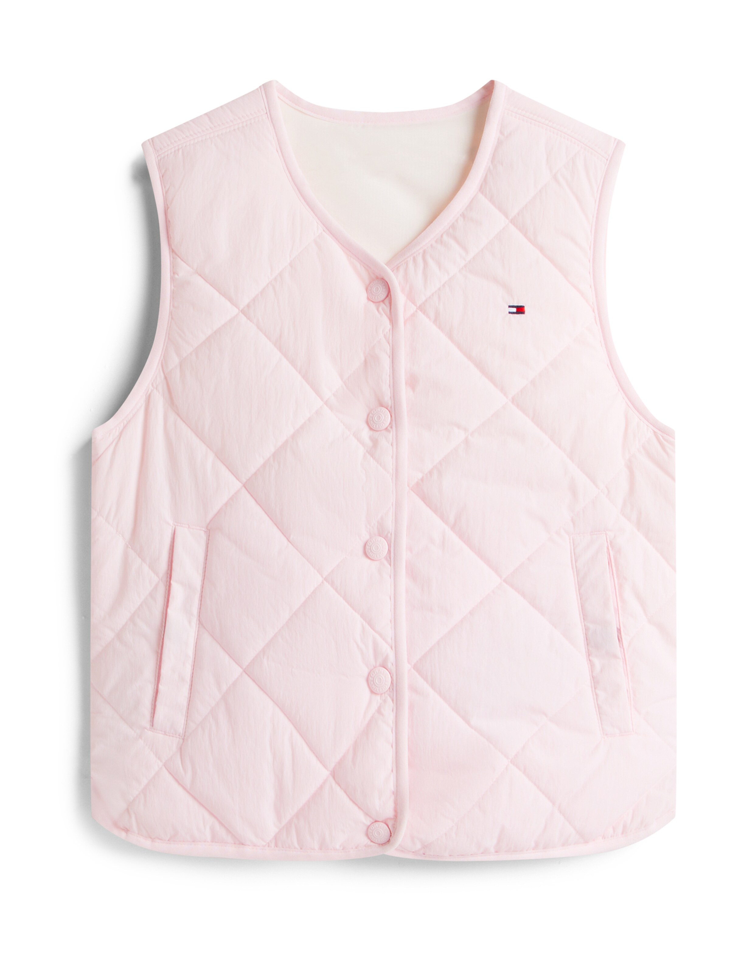 TOMMY HILFIGER Vesta – pink: přední strana