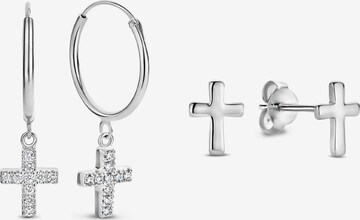 Boucles d'oreilles Selected Jewels en argent : devant