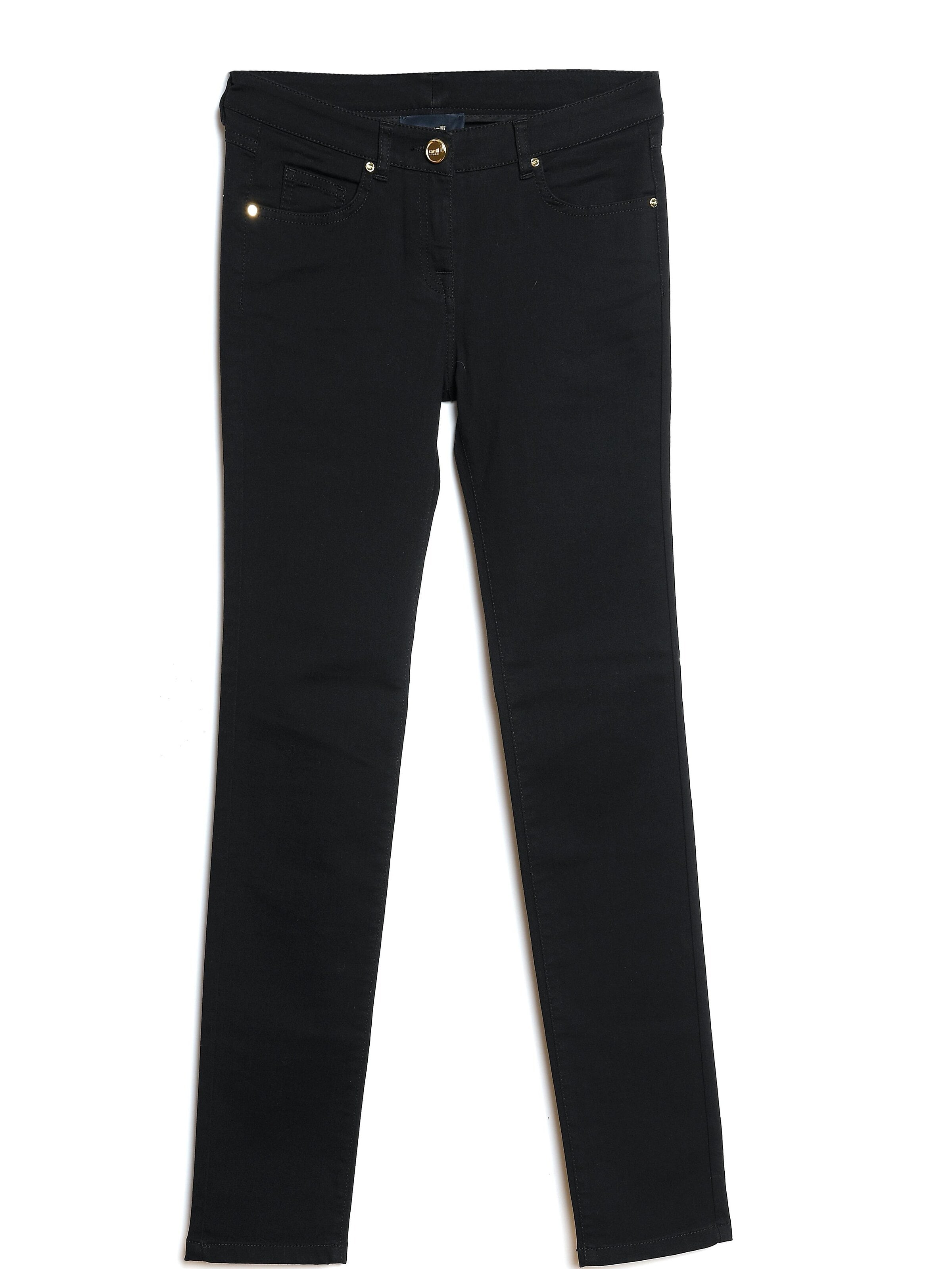 THE DRESSER Regular Jeans 'Black straight leg jeans Class Roberto Cavalli' in Schwarz: Vorderseite