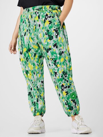 ADIDAS BY STELLA MCCARTNEY Tapered Παντελόνι φόρμας 'Printed ' σε πράσινο: μπροστά