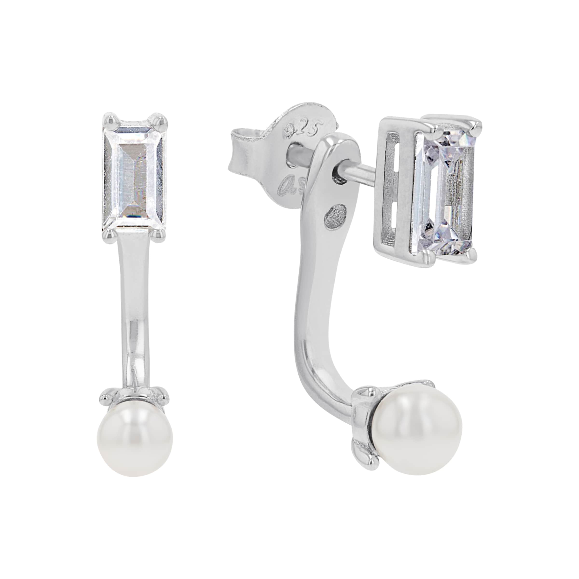 s.Oliver Earrings in Silver: front