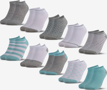 Occulto Socken 'Mikl' in Blau: Vorderseite