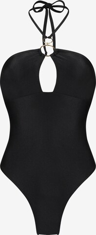 Hunkemöller Bustier Badeanzug in Schwarz: predná strana