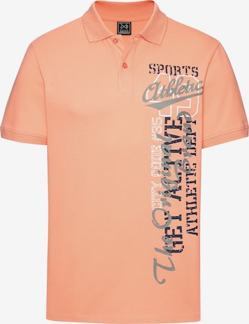 JOHN DEVIN Poloshirt in Orange: Vorderseite