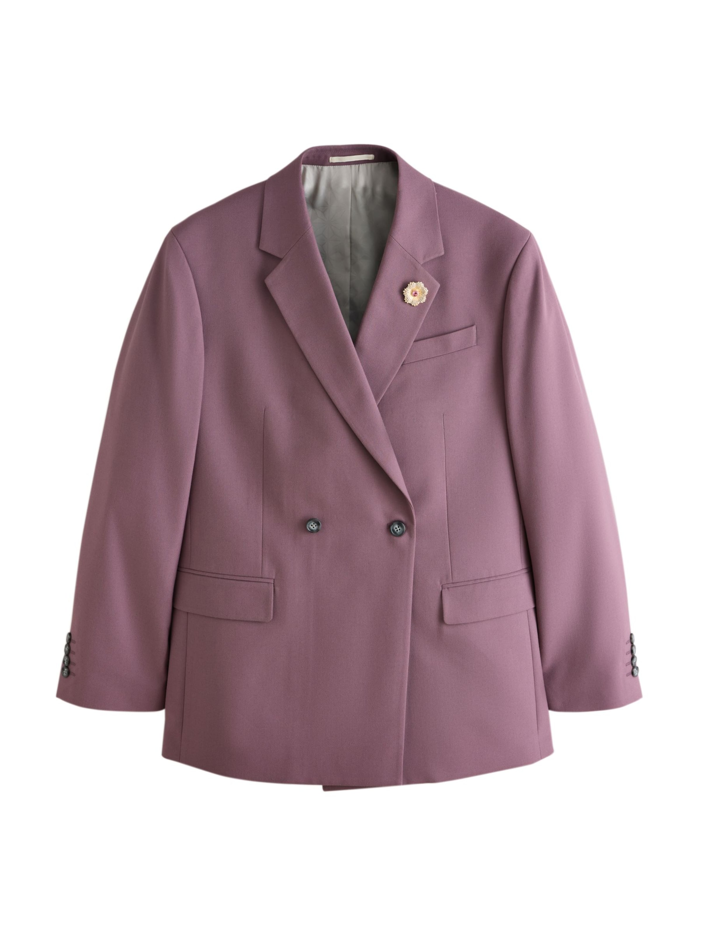 Comfort fit Giacca da completo di Next in lilla: frontale