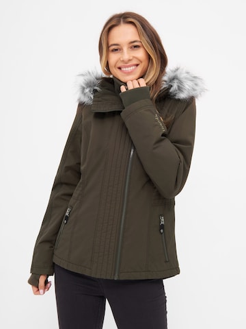 Veste d’hiver 'MARIE' BENCH en vert : devant