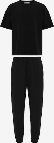 Dandalo Juoksupuku värissä musta: etupuoli