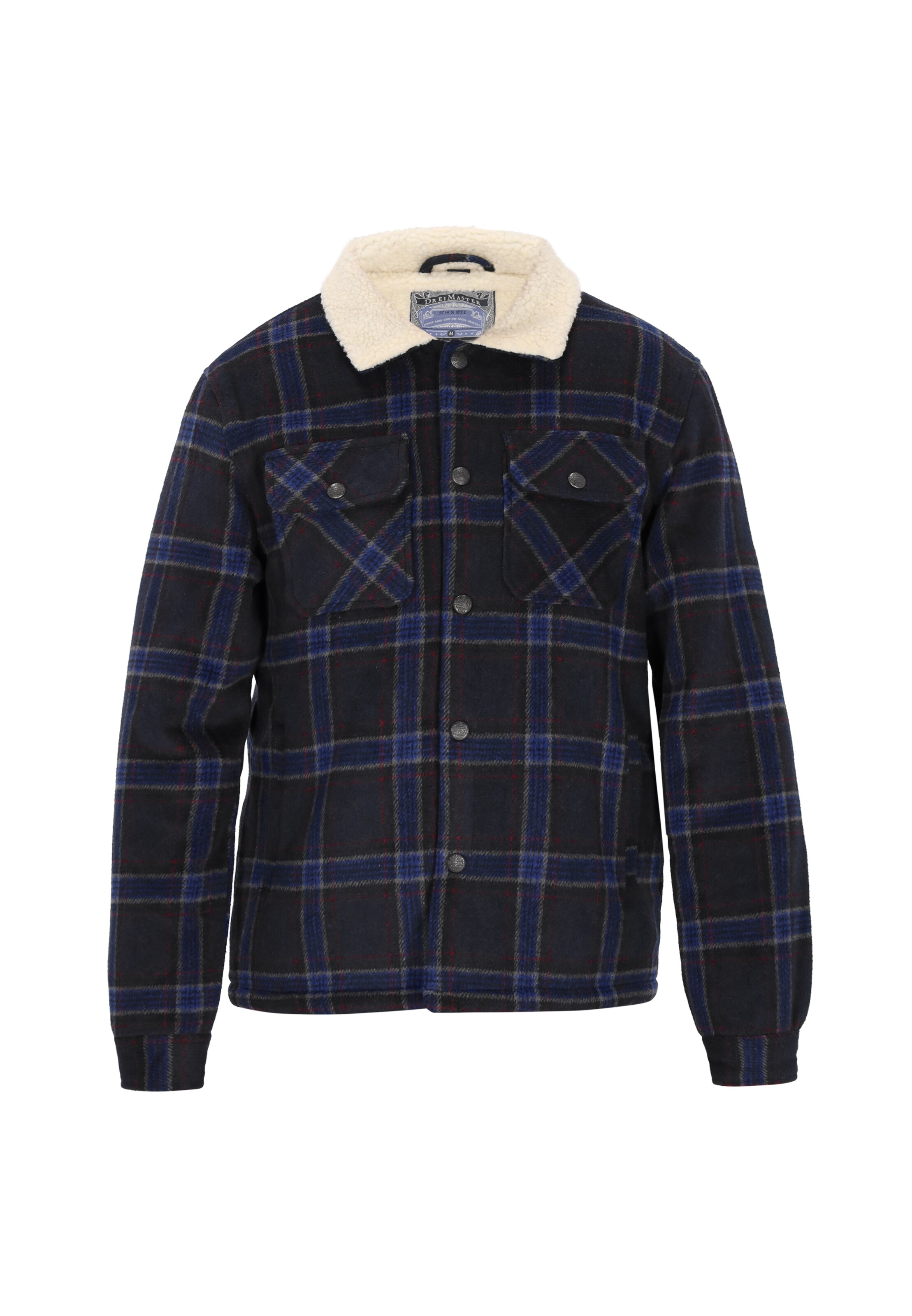 DreiMaster Vintage - Casaco meia-estação 'Vintage' em azul: frente