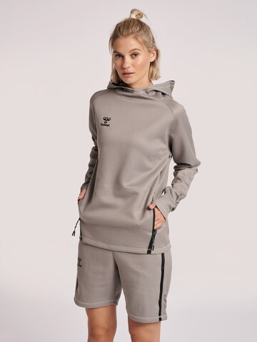 Hummel Sportief sweatshirt 'Cima XK' in Grijs: voorkant