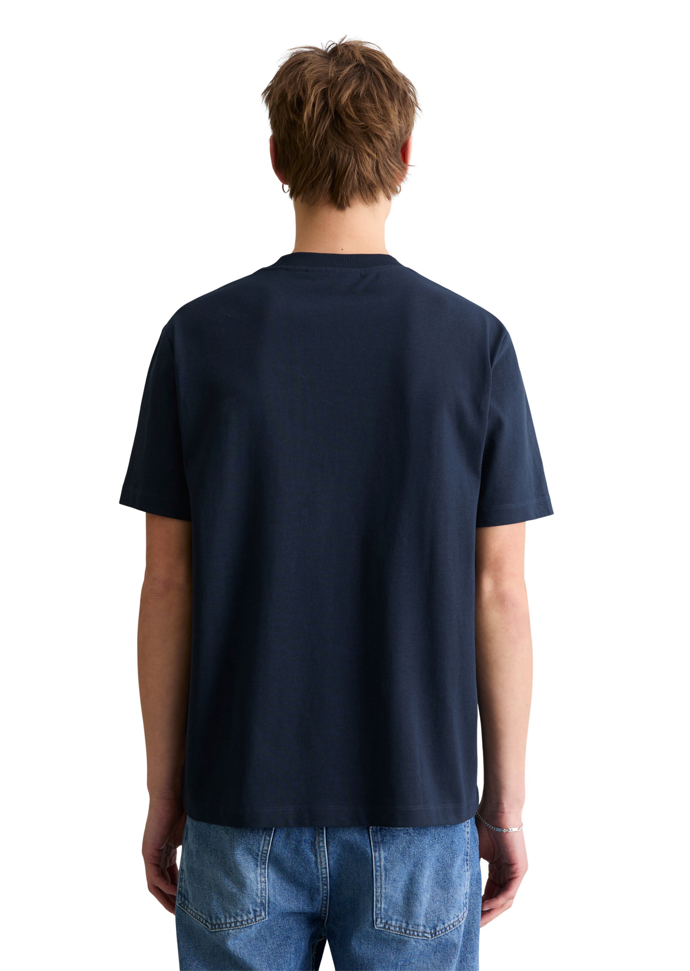T-Shirt 'DfC' Marc O'Polo DENIM en bleu