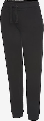 LASCANA Tapered Pants in Black