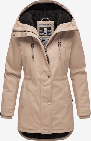 Veste d’hiver 'N038 ' NAVAHOO en beige : devant