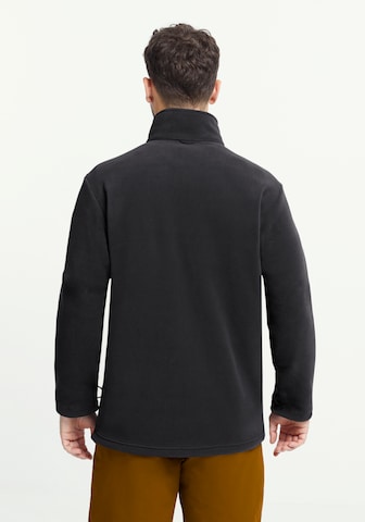 JACK WOLFSKIN Athletic fleece jacket 'Taunus 200' in Black