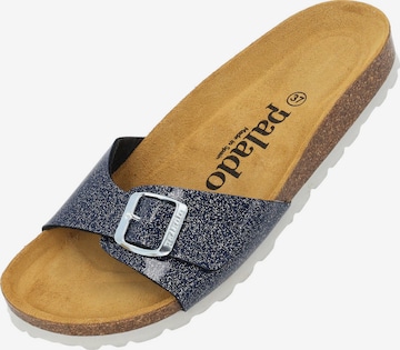Palado Mules 'Malta Orion' in Blue: front