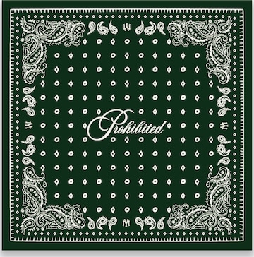 Prohibited Tuch in Grün: Vorderseite