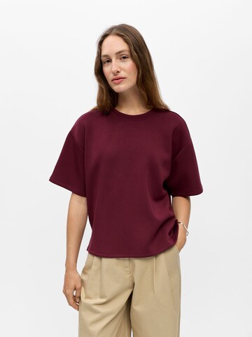 T-shirt OBJECT en rouge : devant