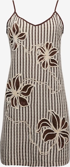 Marks & Spencer Strandkleid in 52 in hellbeige / dunkelbraun, Produktansicht