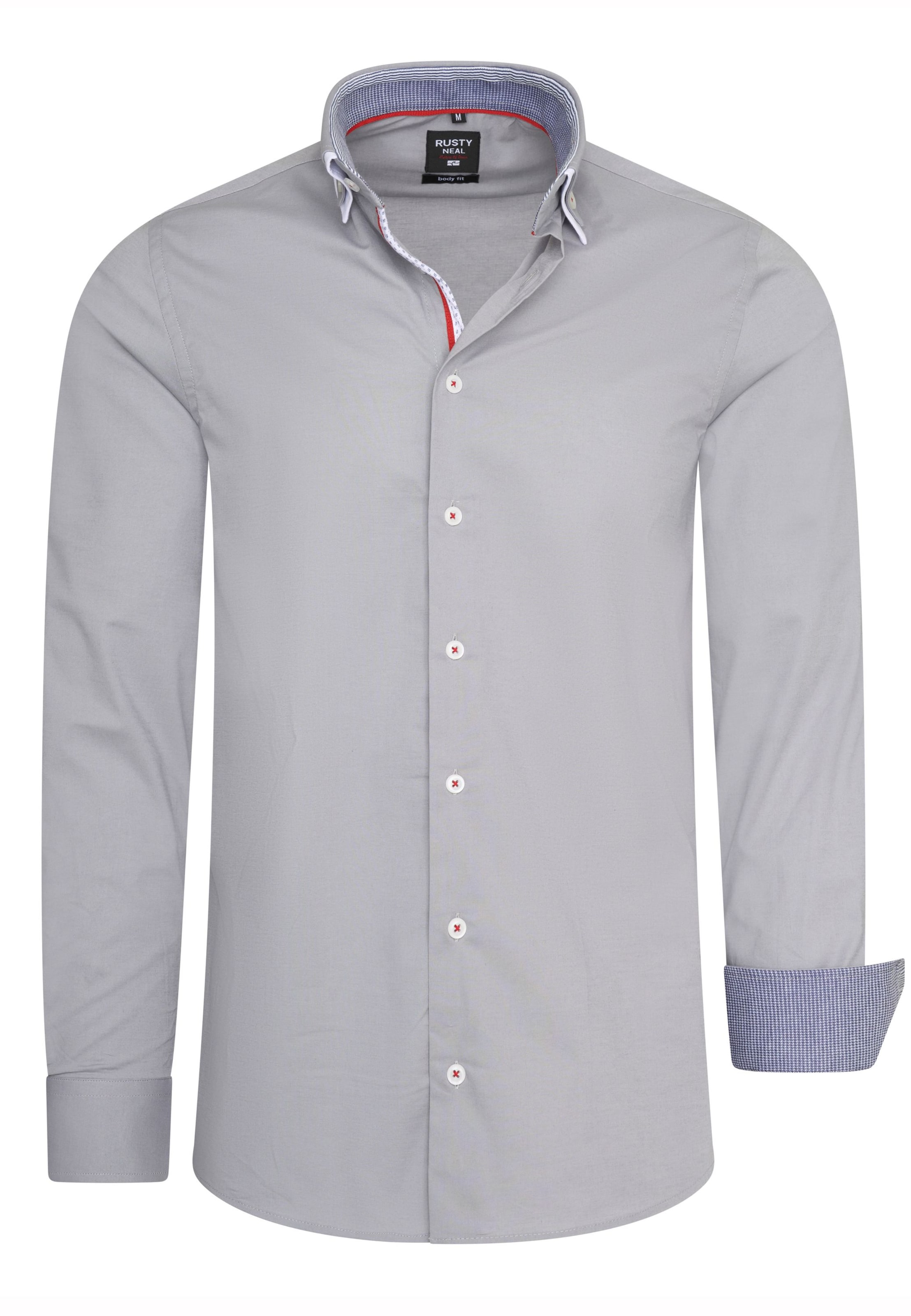 Chemise Rusty Neal en gris : devant