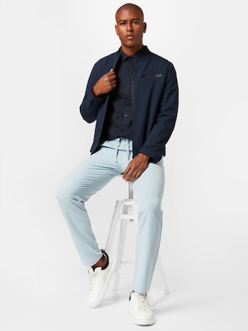 REPLAY Regular fit Button Up Shirt in Blue