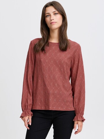 b.young Blouse 'Silva' in Red: front