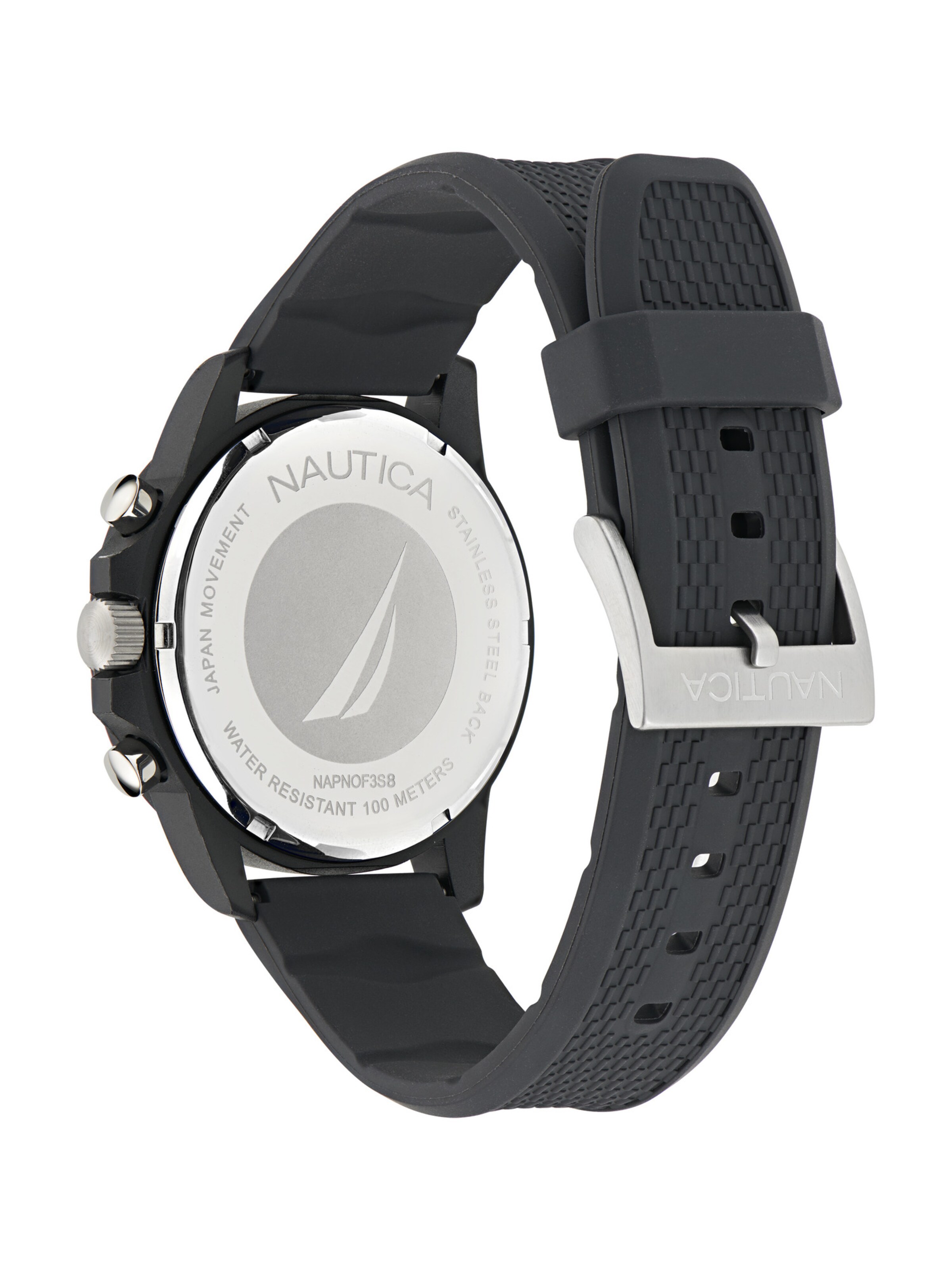NAUTICA Analoog horloge 'NAUTICA ONE' in Zwart