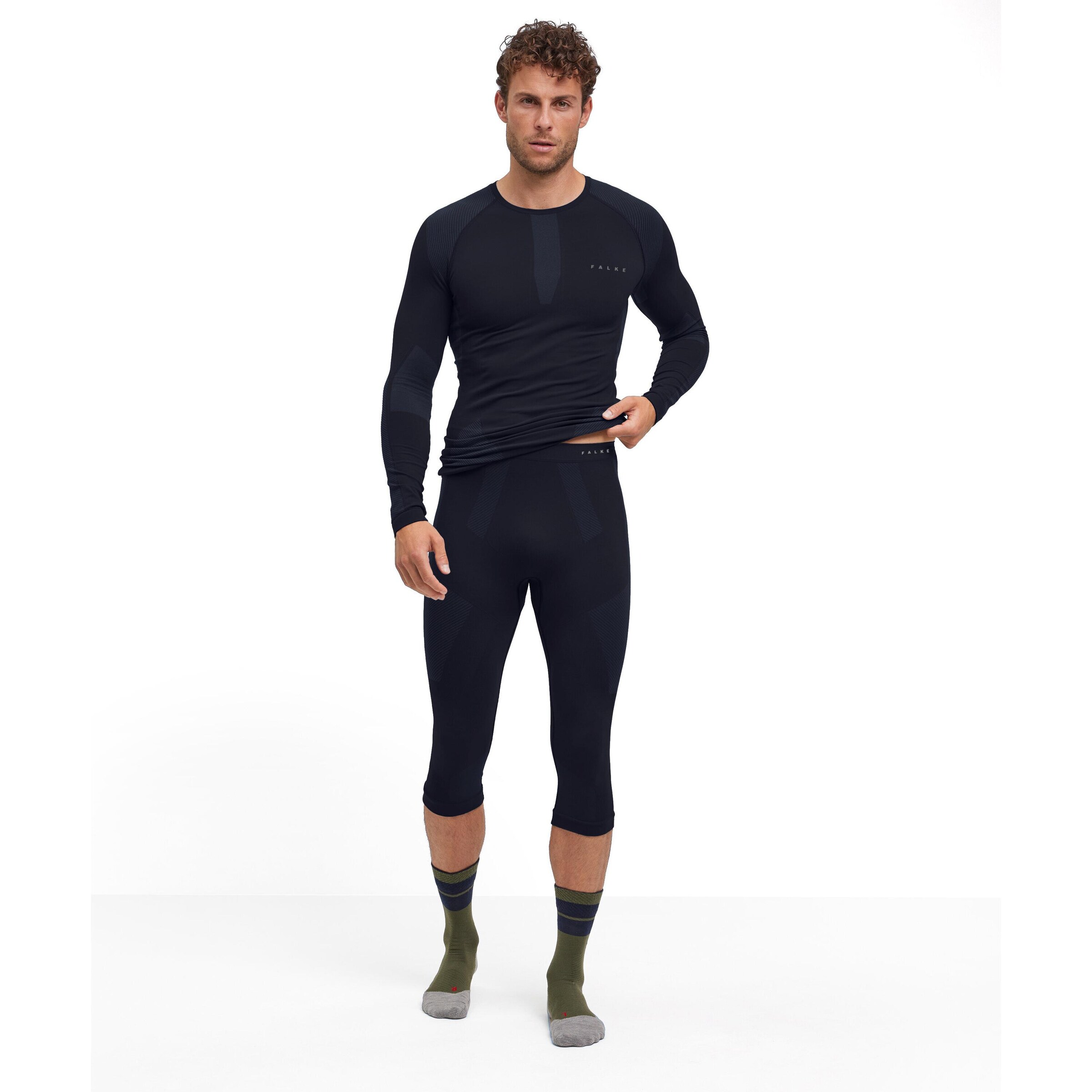 FALKE Long Johns 'Warm' in Black