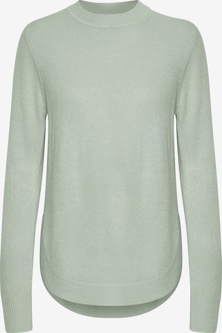 b.young Strickpullover 'BYMALEA CREW NECK' in Grün: predná strana