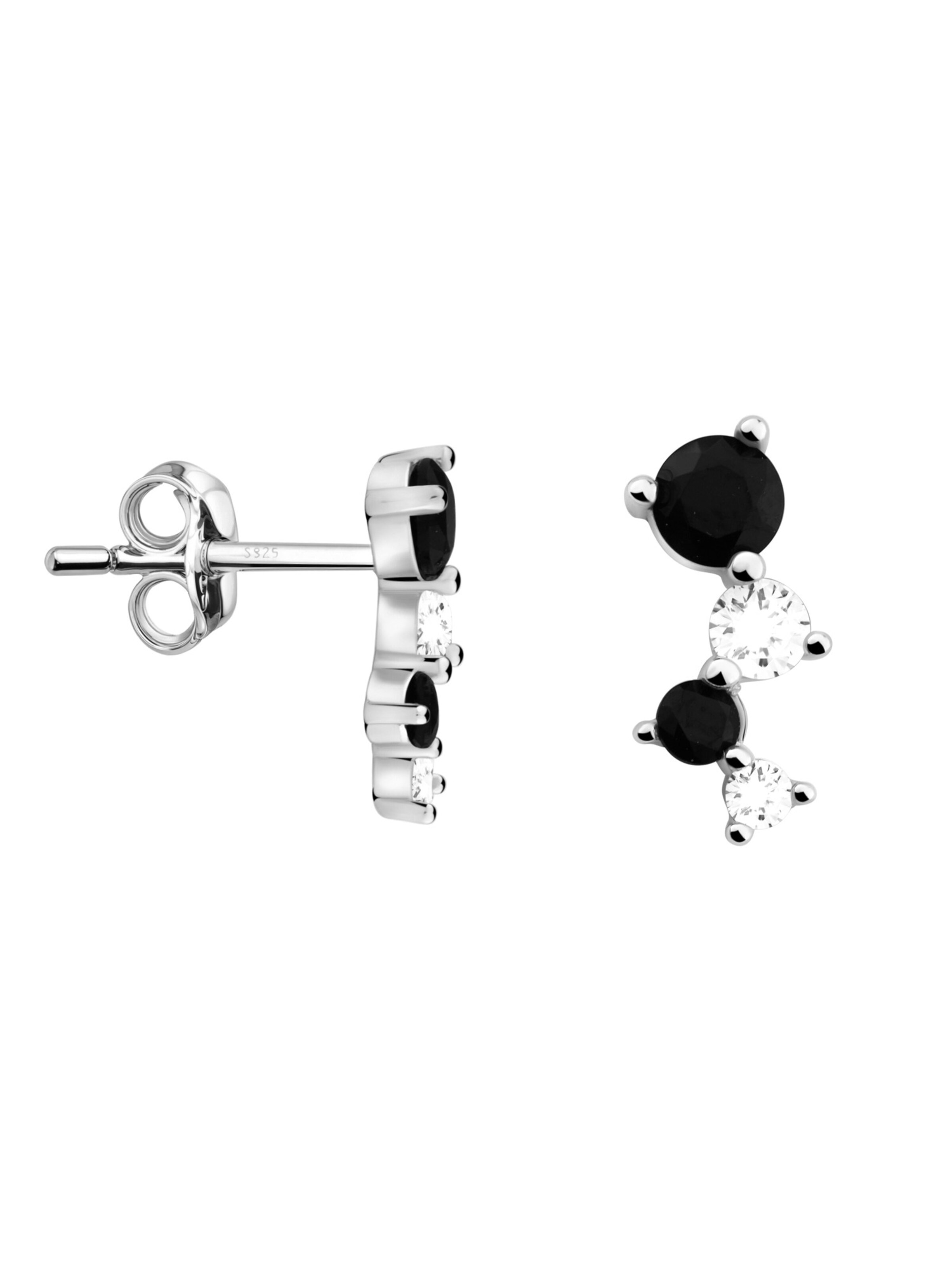 Sofia Milani Ohrringe 'Zirconia'‌‌‌‌‌ in Silber: Vorderseite