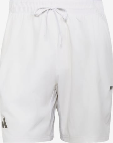 ADIDAS PERFORMANCE - regular Pantalón deportivo en blanco: frente