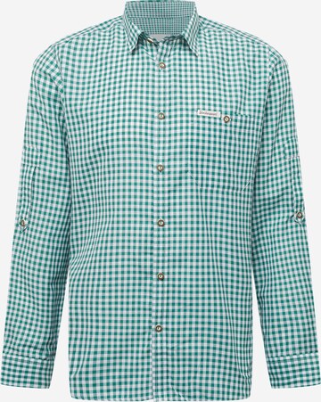 Camicia 'Campos' di STOCKERPOINT in verde: frontale