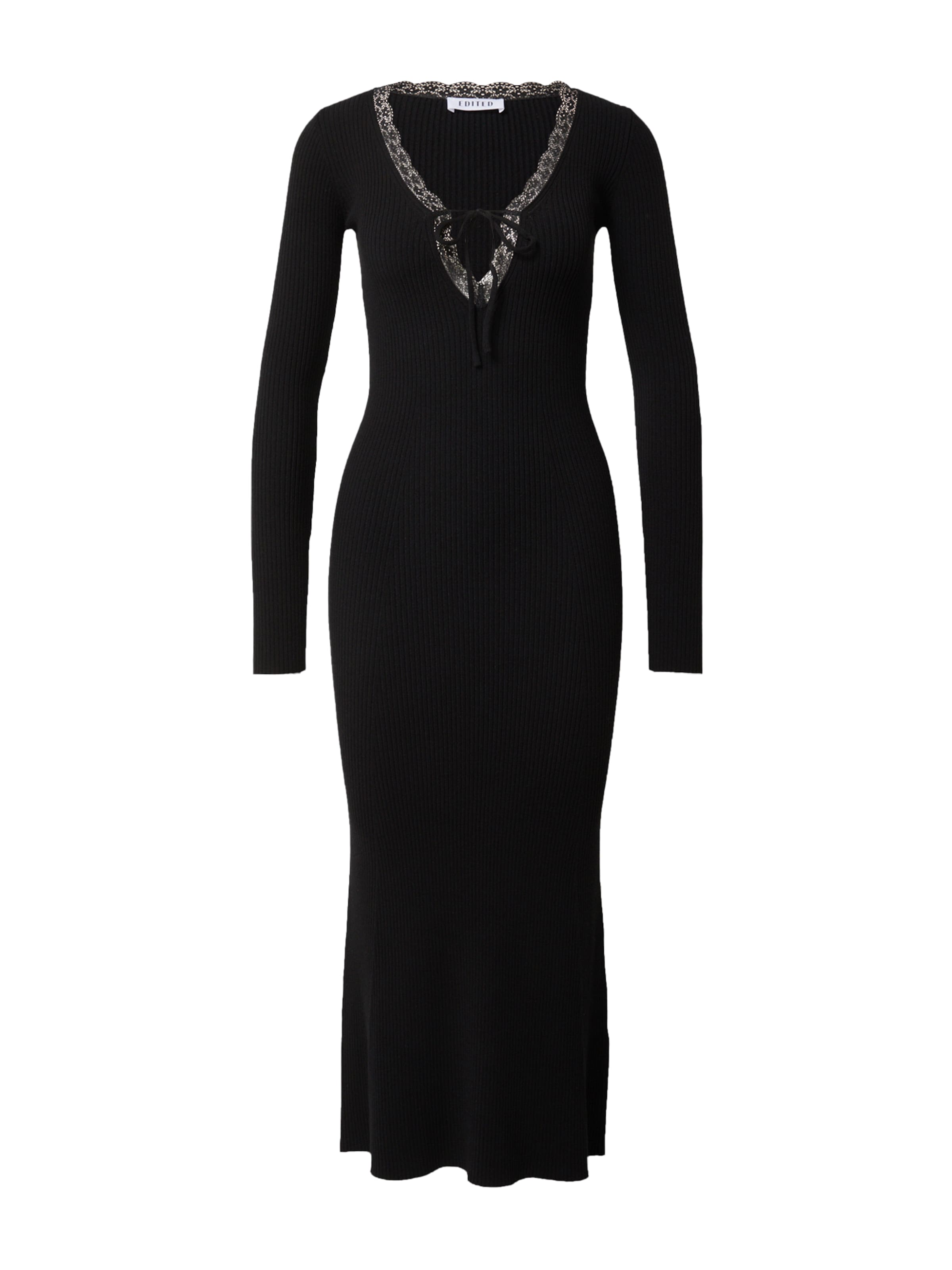 Robe 'Amina' EDITED en noir : devant