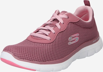 SKECHERS Rövid szárú sportcipők 'Flex Appeal 4.0' - rózsaszín: elől