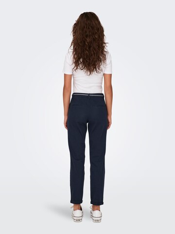 ONLY Slim fit Chino Pants 'Biana' in Blue