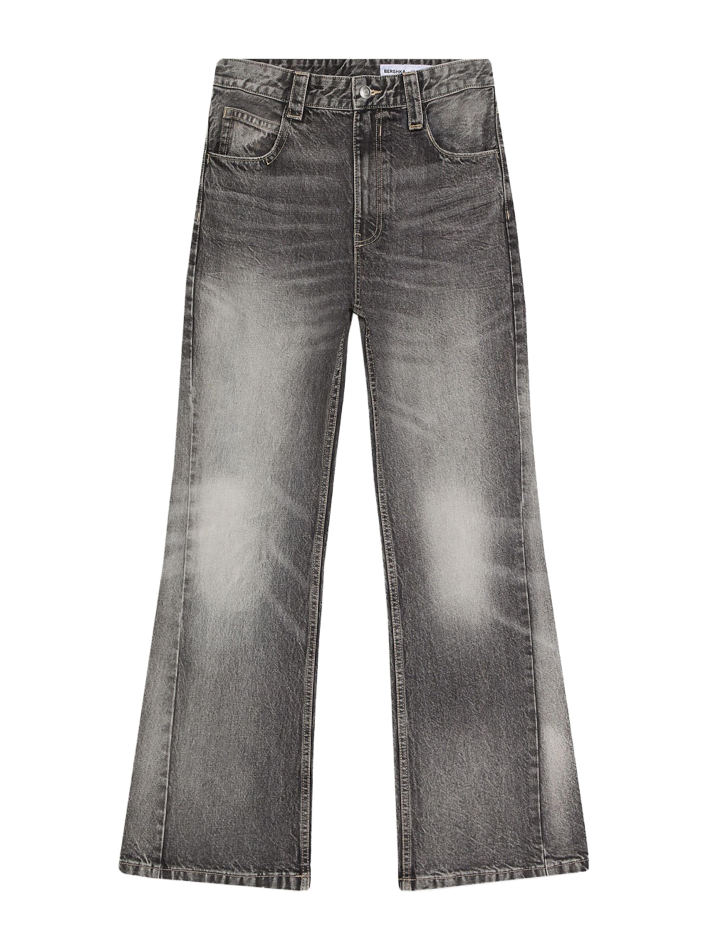 Bershka Jeans in Grey: front