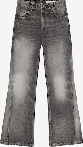 Bershka Flared Farmer - szürke: elől