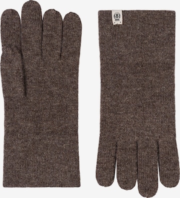 Roeckl Handschuhe ' PURE CASHMERE ' in Braun: Vorderseite
