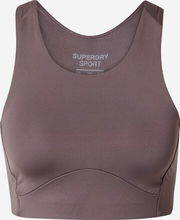 Superdry Biustonosz sportowy w kolorze szary: przód