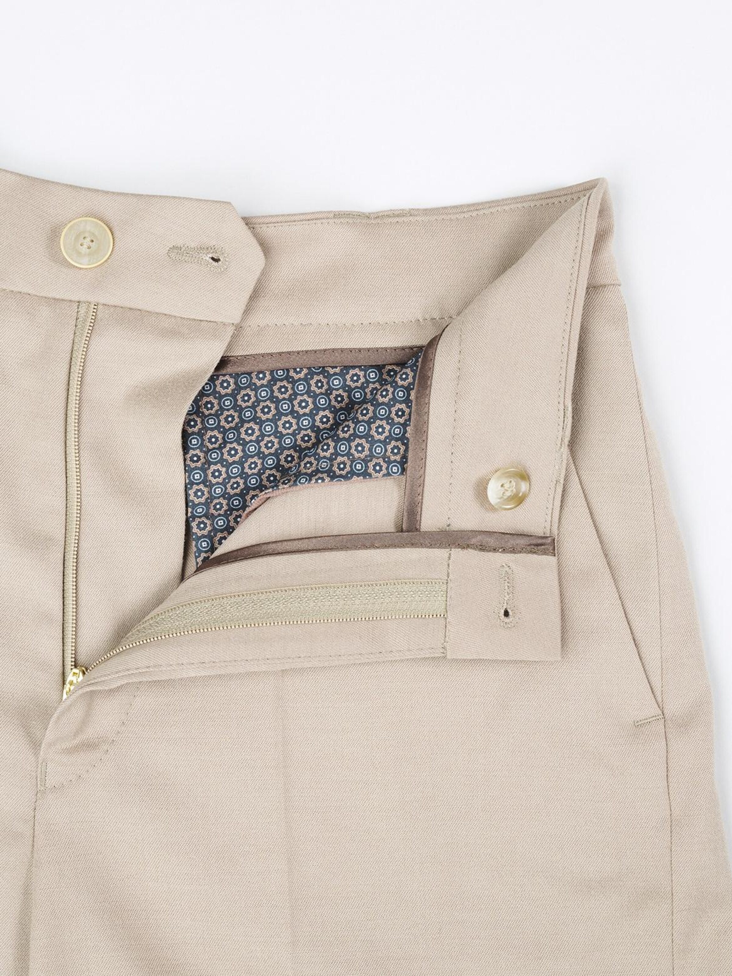 Wide leg Pantaloni per costume tradizionale 'Martha 8330' di W. Wegener in beige