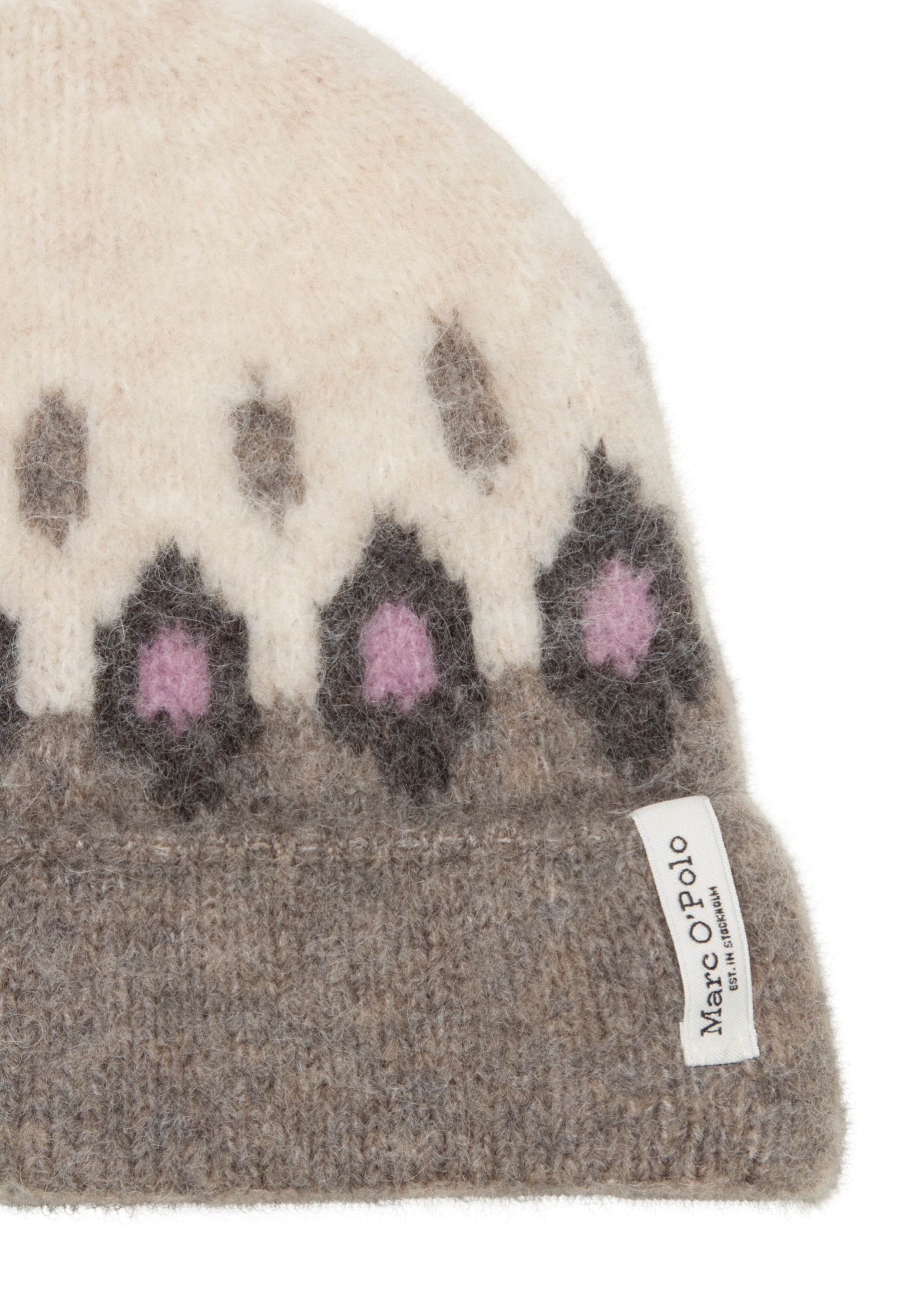 Marc O'Polo Muts in Beige: voorkant