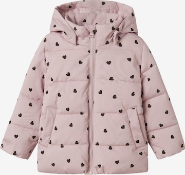 purpurinė NAME IT Žieminė striukė: priekis