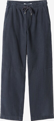 Bershka Normální Kalhoty – modrá: přední strana