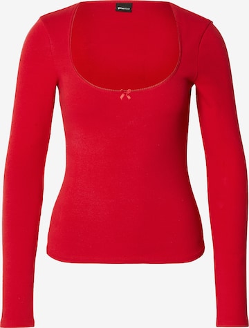 Gina Tricot Shirt in Red: front