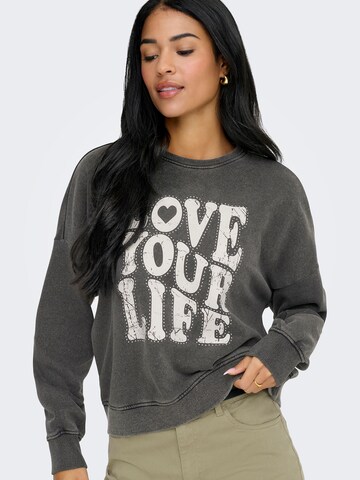 ONLY - Sweatshirt 'ONLLINDA' em preto