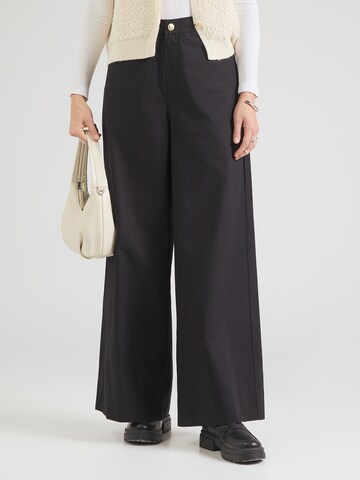 Barbour International Широкий Штаны 'Alexis' в Черный: спереди