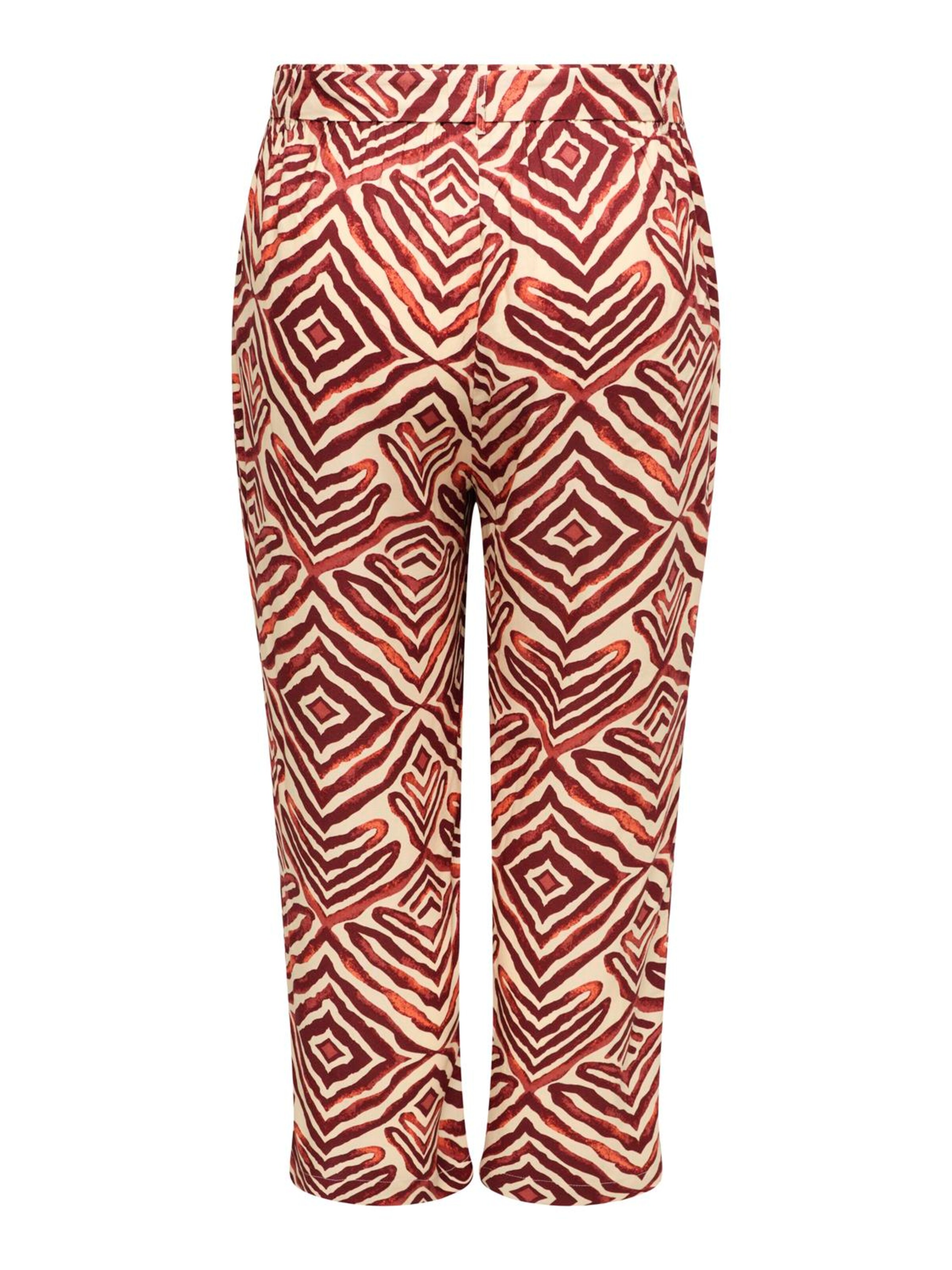 ONLY Carmakoma Regular Pleat-Front Pants in Beige