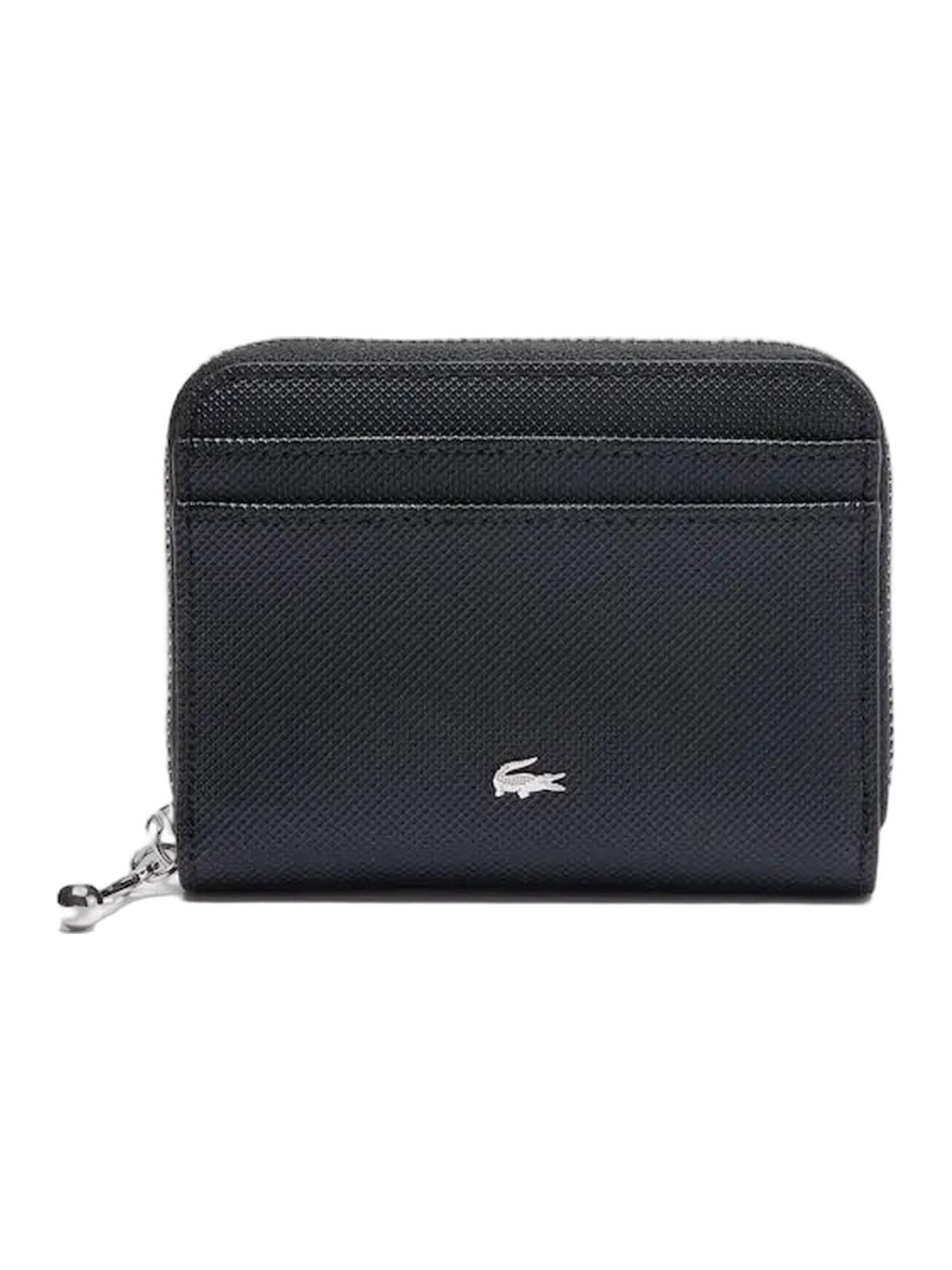 Portamonete 'Daily City' di LACOSTE in nero: frontale