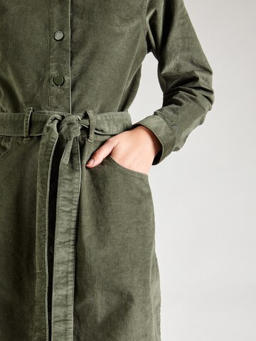Robe-chemise 'Amana' mazine en vert