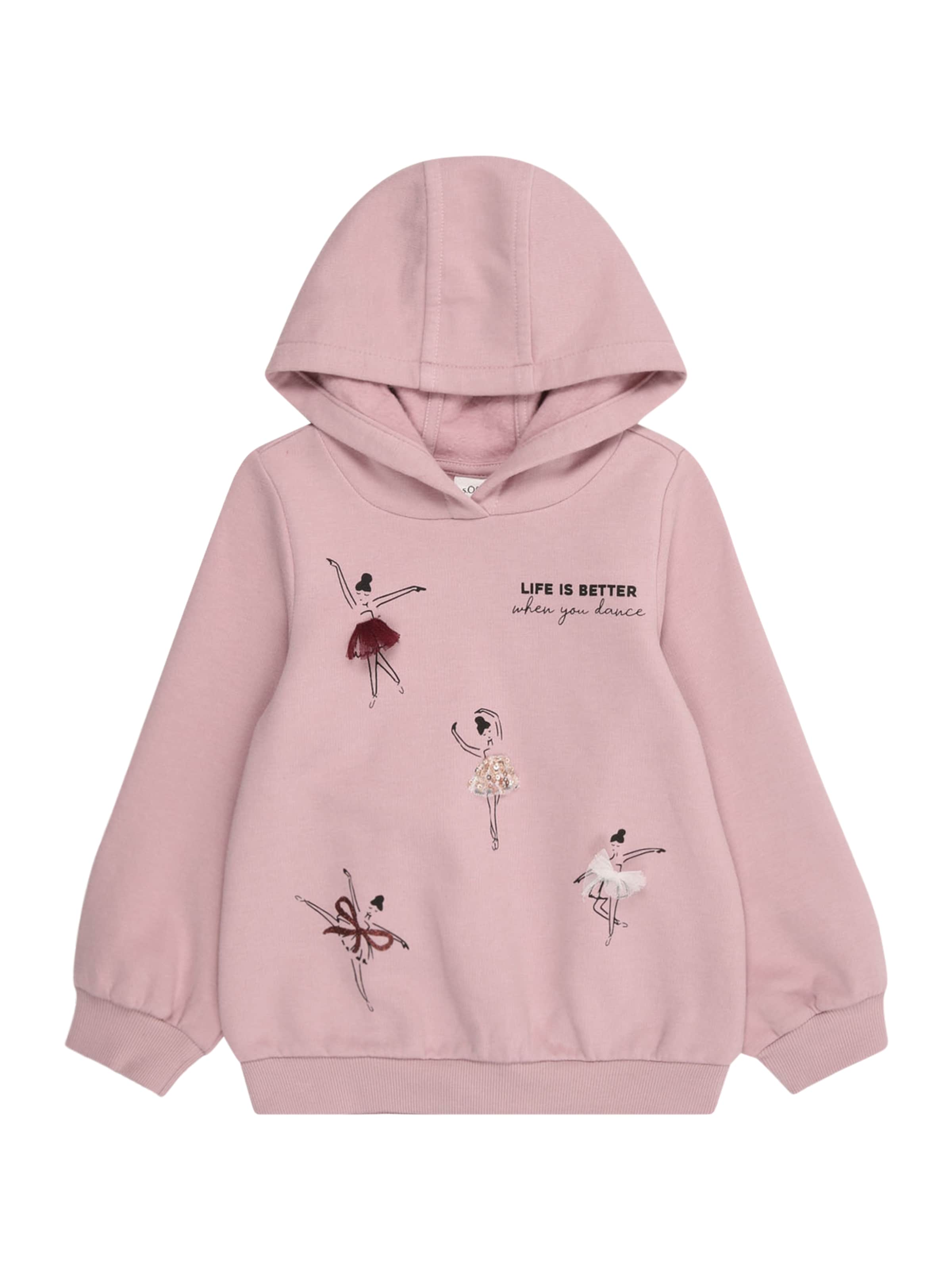 s.Oliver Μπλούζα φούτερ σε λιλά: μπροστά