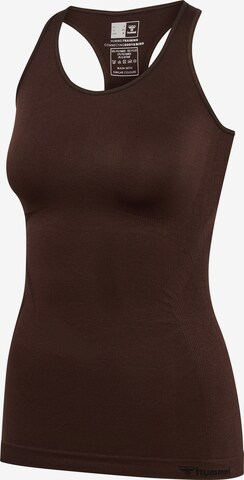 T-shirt fonctionnel 'Tif' Hummel en marron